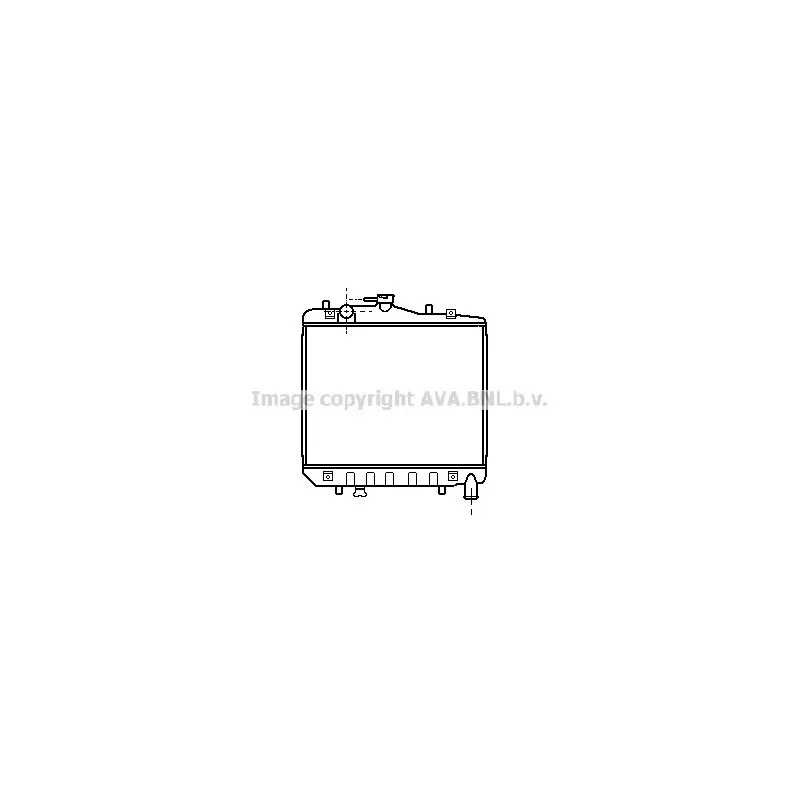 Radiateur, refroidissement du moteur AVA QUALITY COOLING KA2001