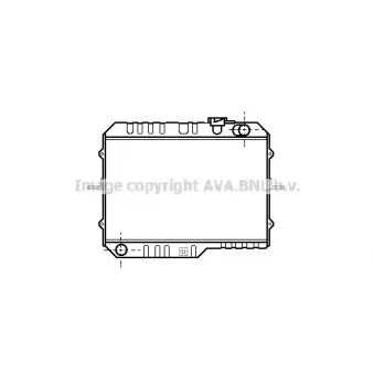 Radiateur, refroidissement du moteur AVA QUALITY COOLING KA2002