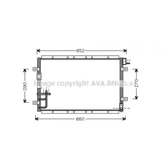 Condenseur, climatisation AVA QUALITY COOLING KA5030