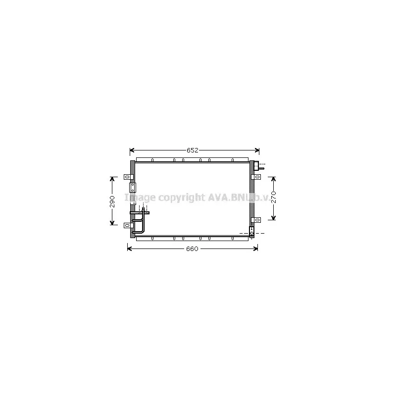 Condenseur, climatisation AVA QUALITY COOLING KA5030