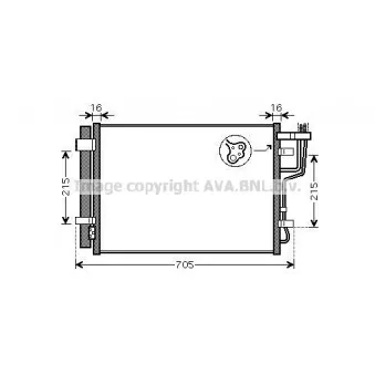 Condenseur, climatisation AVA QUALITY COOLING KA5102D