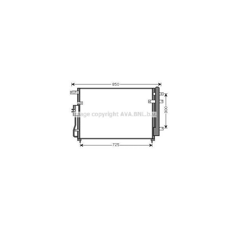 Condenseur, climatisation AVA QUALITY COOLING KA5111D
