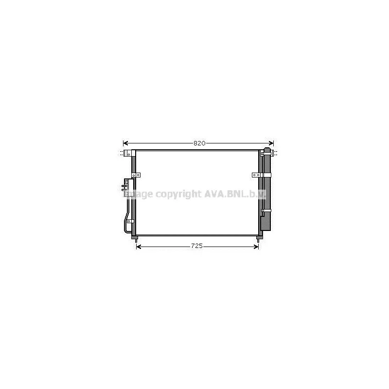 Condenseur, climatisation AVA QUALITY COOLING KA5112D