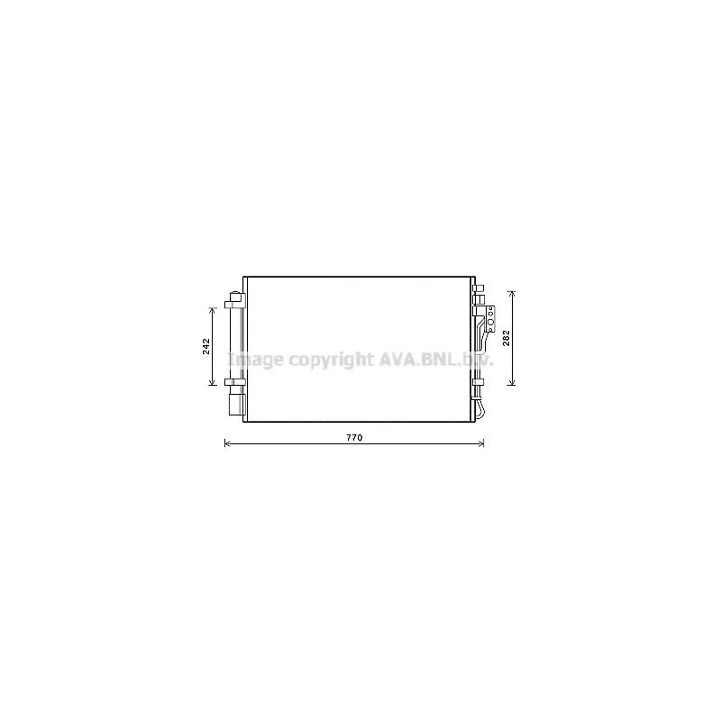 Condenseur, climatisation AVA QUALITY COOLING KA5157D