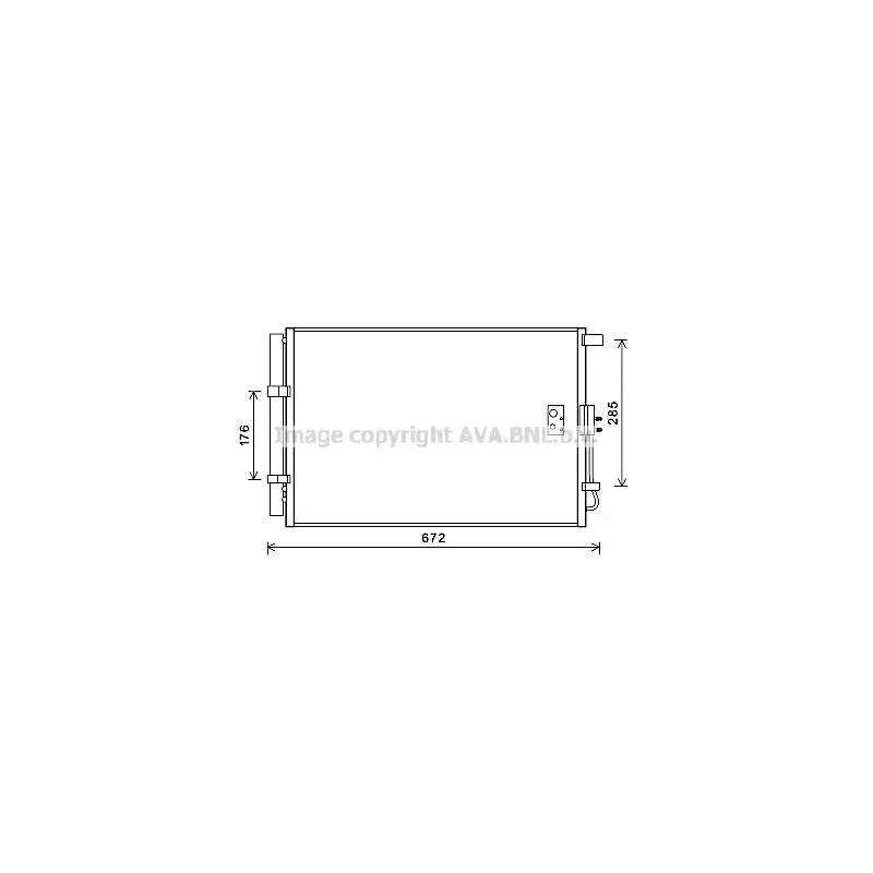 Condenseur, climatisation AVA QUALITY COOLING KA5229D