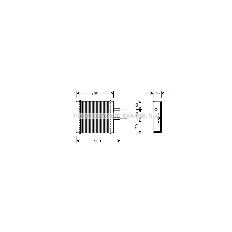 Système de chauffage AVA QUALITY COOLING KA6009