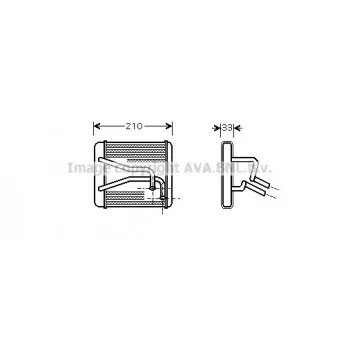 Système de chauffage AVA QUALITY COOLING KA6049
