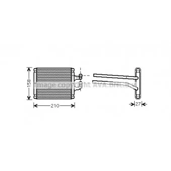 Système de chauffage AVA QUALITY COOLING KA6067