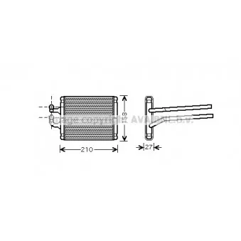 Système de chauffage AVA QUALITY COOLING KA6095