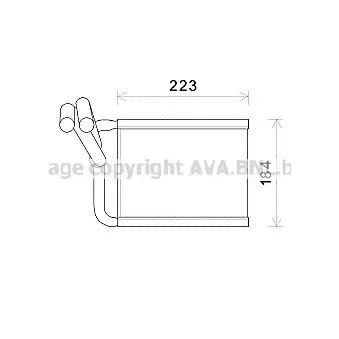 Système de chauffage AVA QUALITY COOLING KA6167