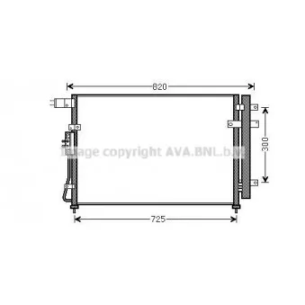 Condenseur, climatisation AVA QUALITY COOLING KAA5138D