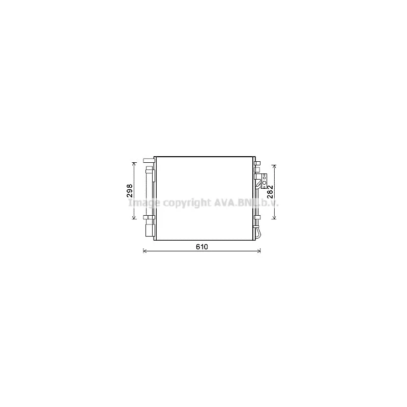 Condenseur, climatisation AVA QUALITY COOLING KAA5149D