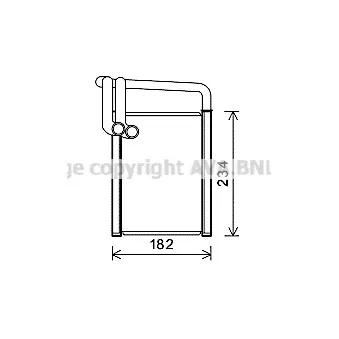 Système de chauffage AVA QUALITY COOLING KAA6259