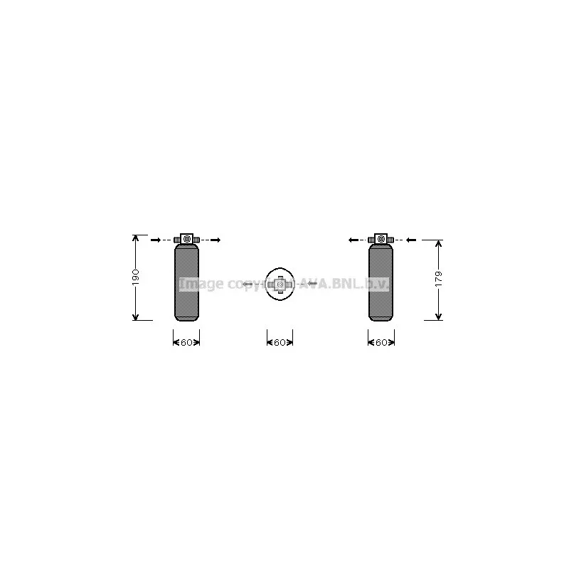 Filtre déshydratant, climatisation AVA QUALITY COOLING KAD028