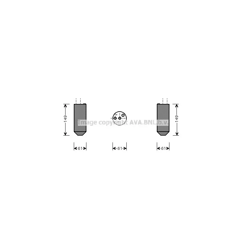 Filtre déshydratant, climatisation AVA QUALITY COOLING KAD029