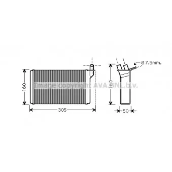 Système de chauffage AVA QUALITY COOLING LA6018