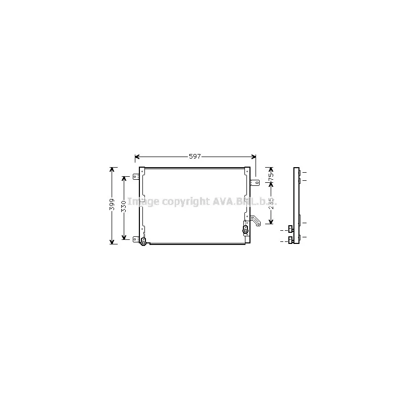 Condenseur, climatisation AVA QUALITY COOLING LC5070