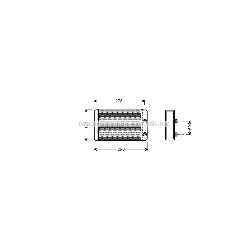 Système de chauffage AVA QUALITY COOLING LC6031