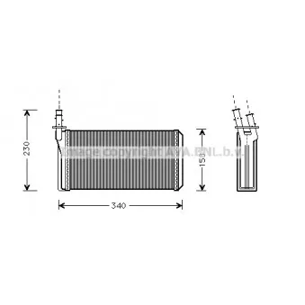 Système de chauffage AVA QUALITY COOLING LC6074