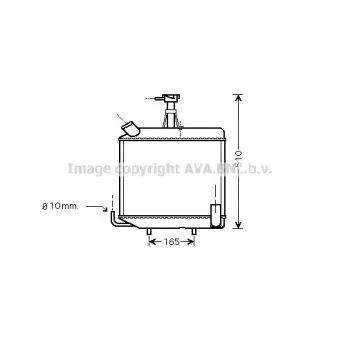Radiateur, refroidissement du moteur AVA QUALITY COOLING LR2001