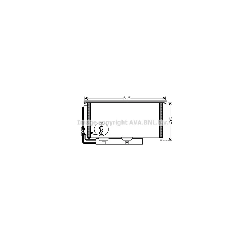 Condenseur, climatisation AVA QUALITY COOLING MC5007D
