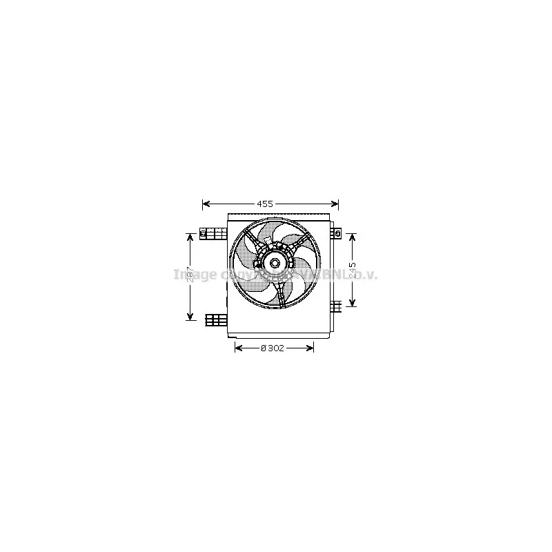 Ventilateur, refroidissement du moteur AVA QUALITY COOLING MC7501