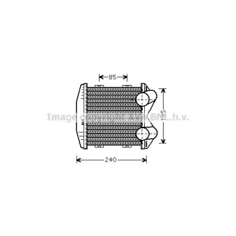Intercooler, échangeur AVA QUALITY COOLING MCA4003