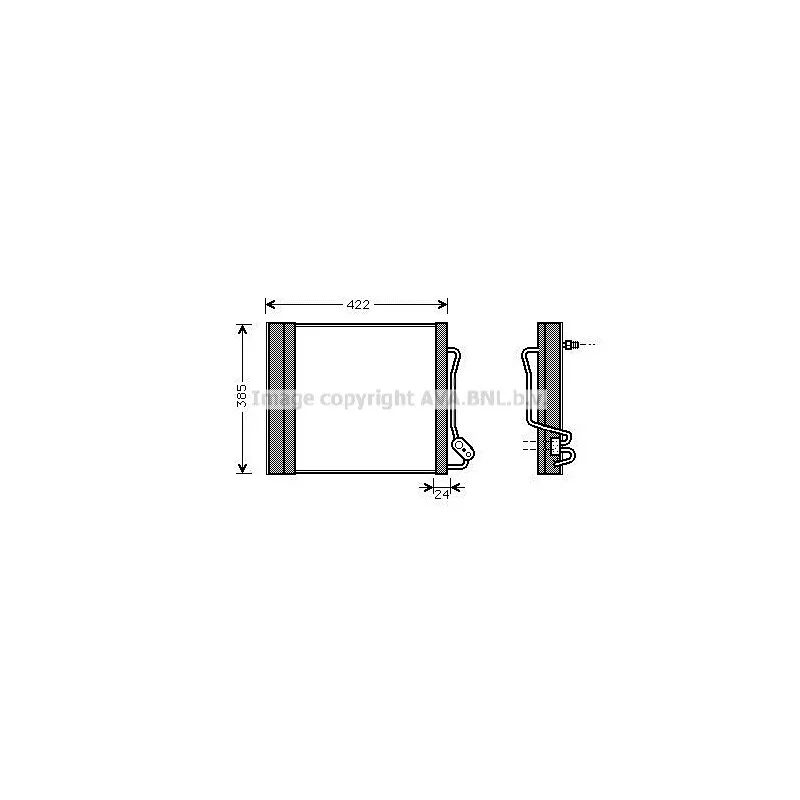 Condenseur, climatisation AVA QUALITY COOLING MCA5001D