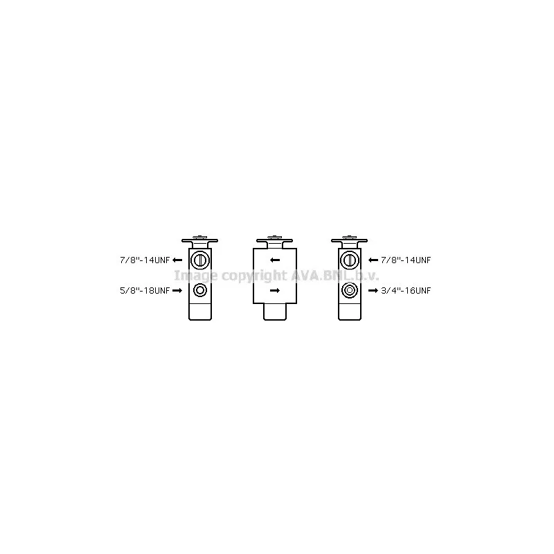 Détendeur, climatisation AVA QUALITY COOLING MS1101