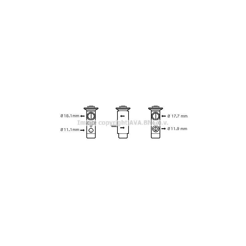 Détendeur, climatisation AVA QUALITY COOLING MS1124
