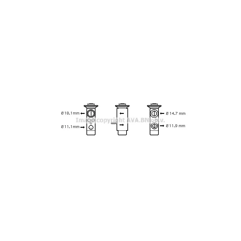 Détendeur, climatisation AVA QUALITY COOLING MS1461