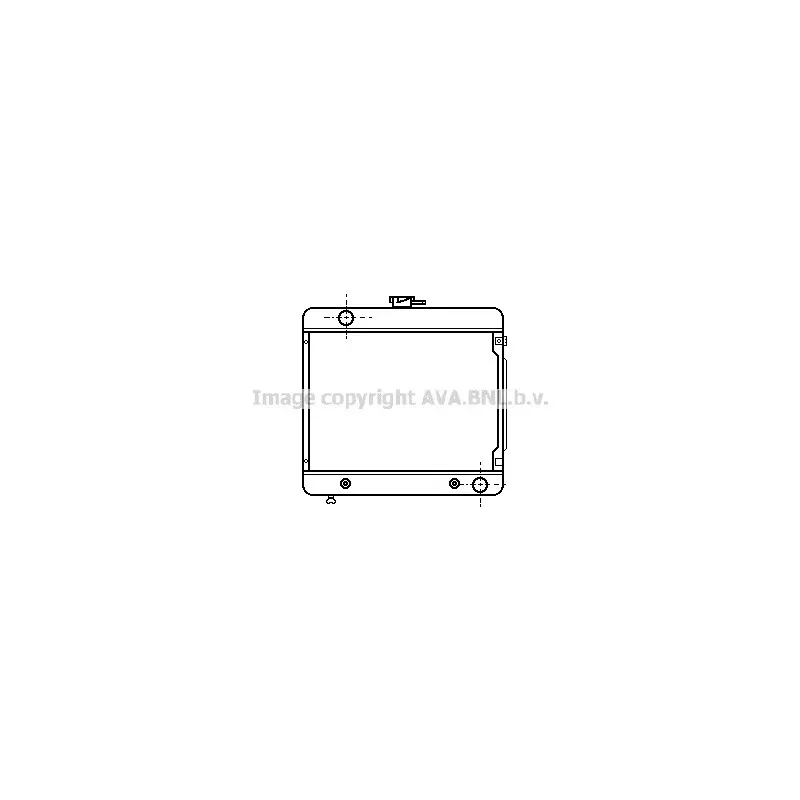 Radiateur, refroidissement du moteur AVA QUALITY COOLING MS2024