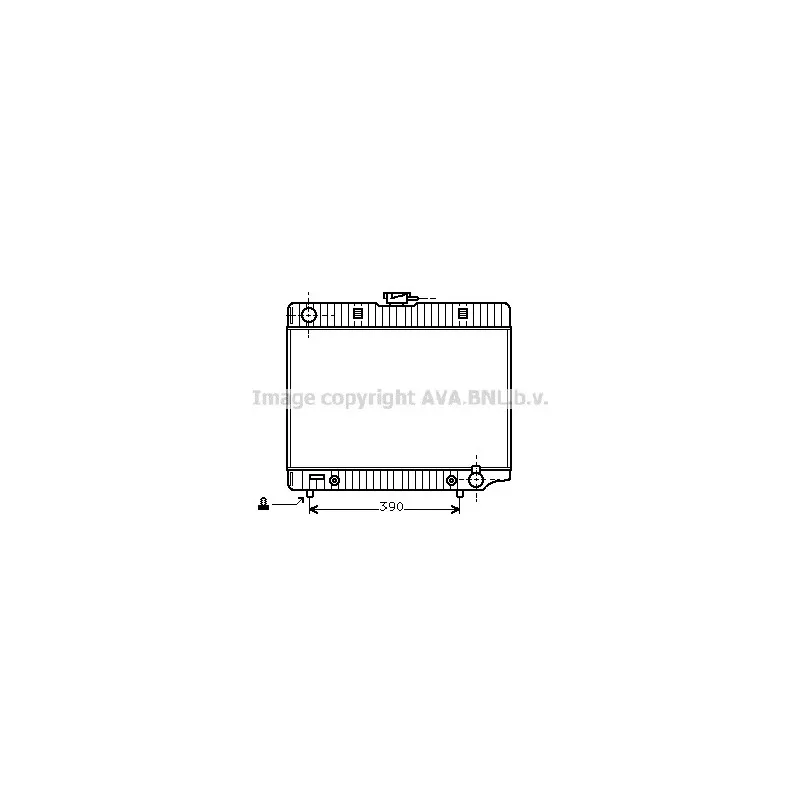 Radiateur, refroidissement du moteur AVA QUALITY COOLING MS2026