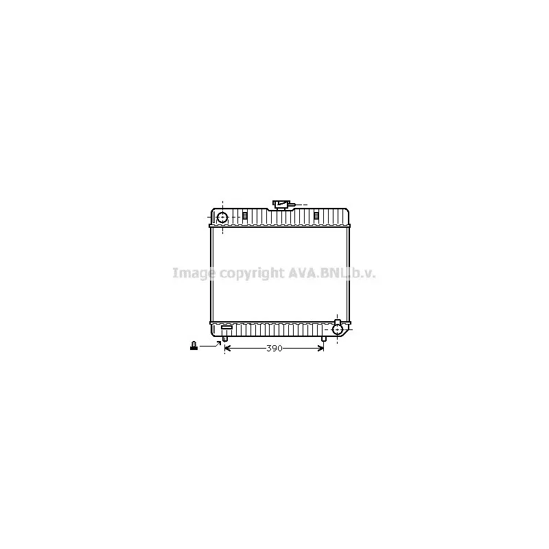 Radiateur, refroidissement du moteur AVA QUALITY COOLING MS2042