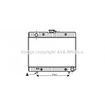 Radiateur, refroidissement du moteur AVA QUALITY COOLING