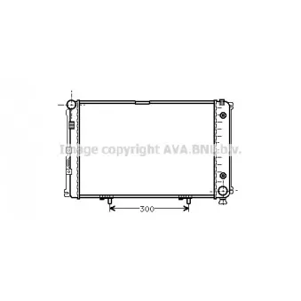 Radiateur, refroidissement du moteur AVA QUALITY COOLING