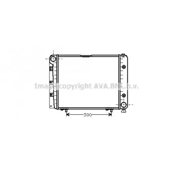 Radiateur, refroidissement du moteur AVA QUALITY COOLING MS2066