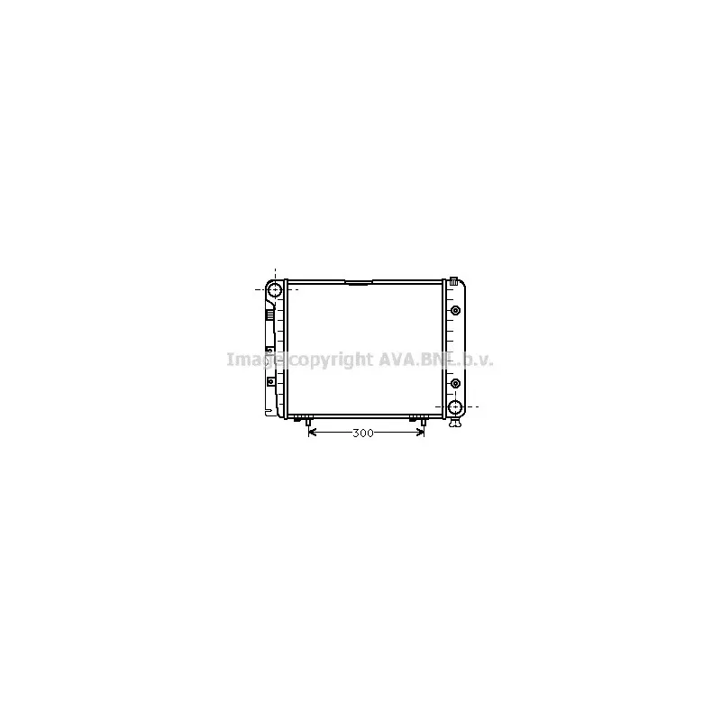 Radiateur, refroidissement du moteur AVA QUALITY COOLING MS2066