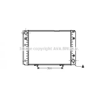Radiateur, refroidissement du moteur AVA QUALITY COOLING