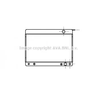 Radiateur, refroidissement du moteur AVA QUALITY COOLING MS2089