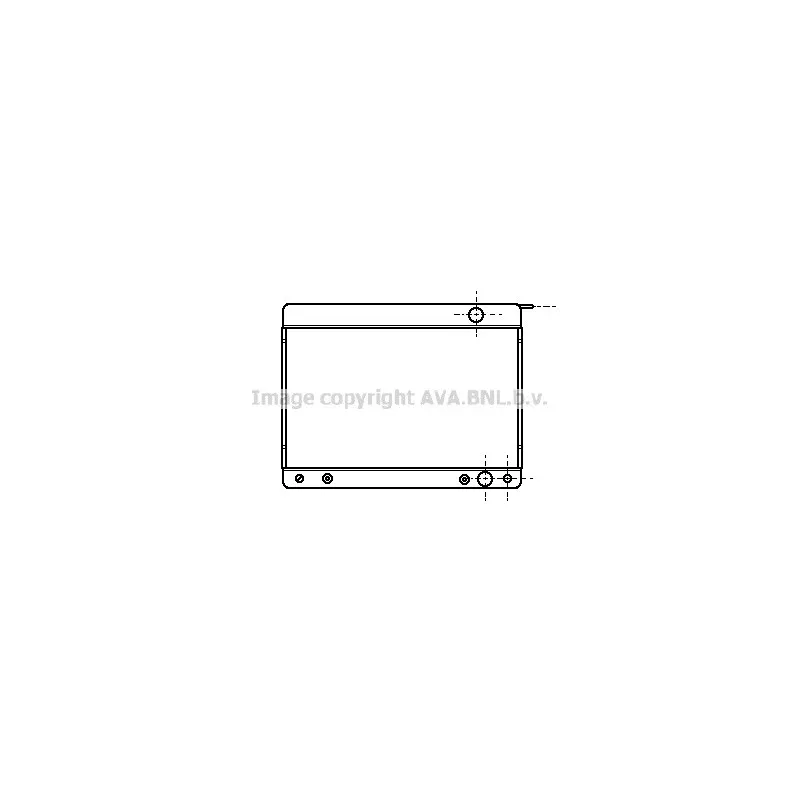 Radiateur, refroidissement du moteur AVA QUALITY COOLING MS2089