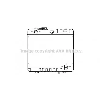 Radiateur, refroidissement du moteur AVA QUALITY COOLING MS2117