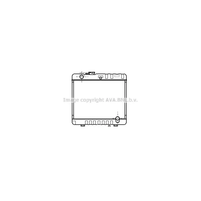 Radiateur, refroidissement du moteur AVA QUALITY COOLING MS2117