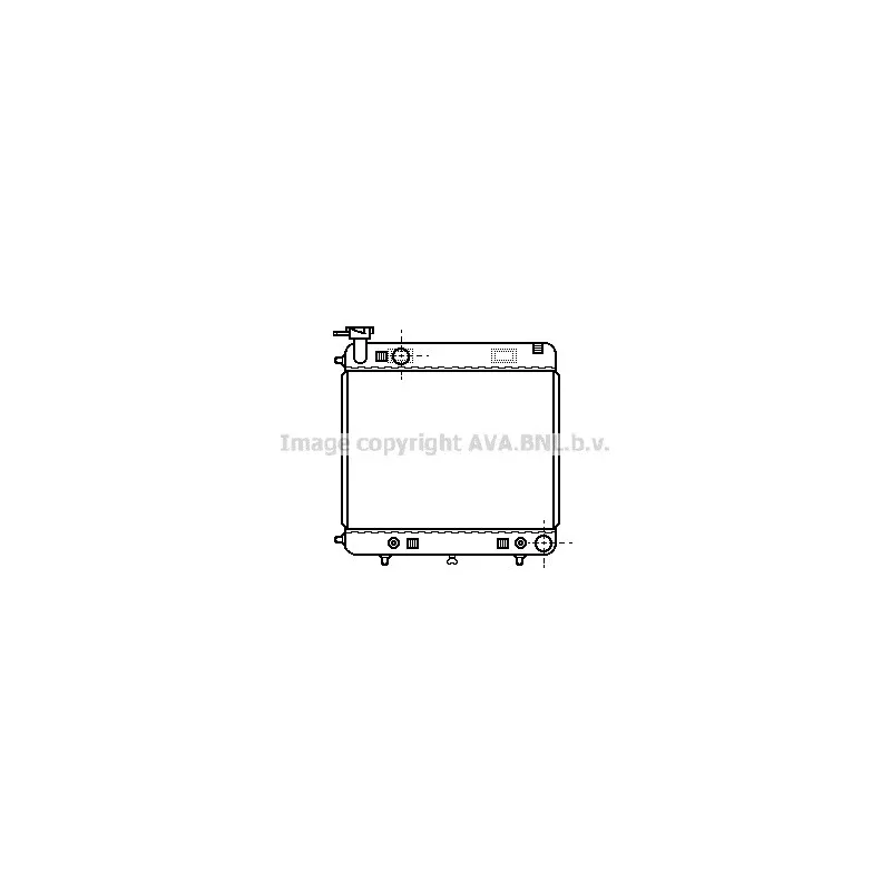 Radiateur, refroidissement du moteur AVA QUALITY COOLING MS2122