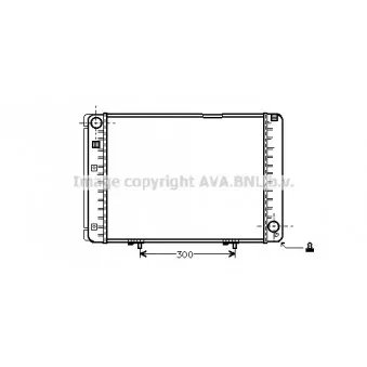 Radiateur, refroidissement du moteur AVA QUALITY COOLING