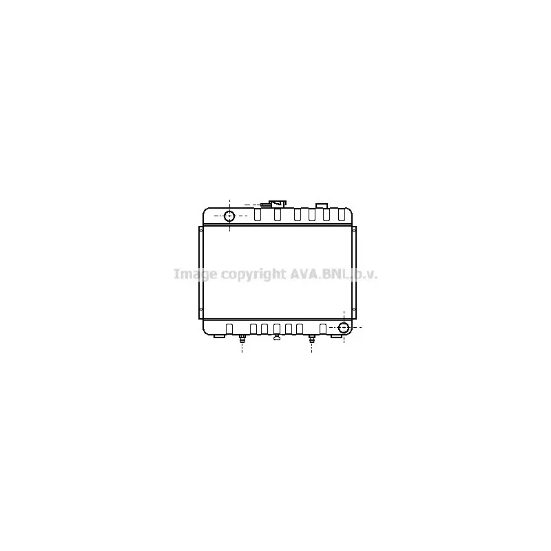 Radiateur, refroidissement du moteur AVA QUALITY COOLING MS2168