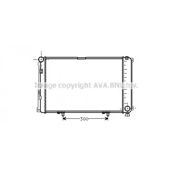 Radiateur, refroidissement du moteur AVA QUALITY COOLING