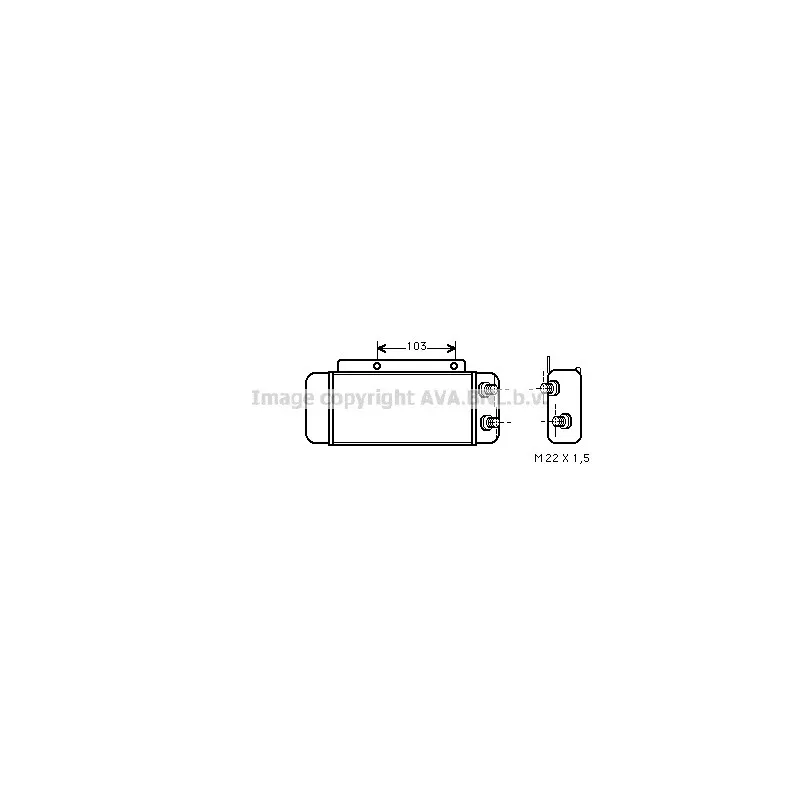Radiateur d'huile AVA QUALITY COOLING MS3114