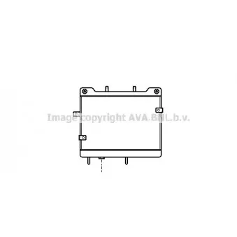 Radiateur d'huile de boîte automatique AVA QUALITY COOLING MS3140