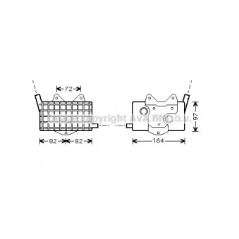 Radiateur d'huile AVA QUALITY COOLING MS3294